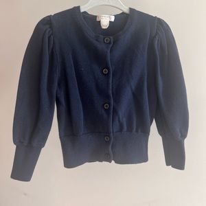 J. crew CrewCuts Toddler Puff Sleeve Cardigan Sweater sz 3T
